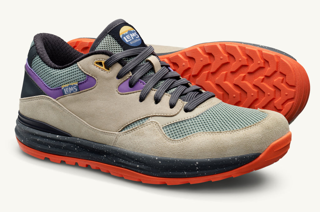 Beige Green Men\'s Lems Sneakers Trailhead | WRK7071FN
