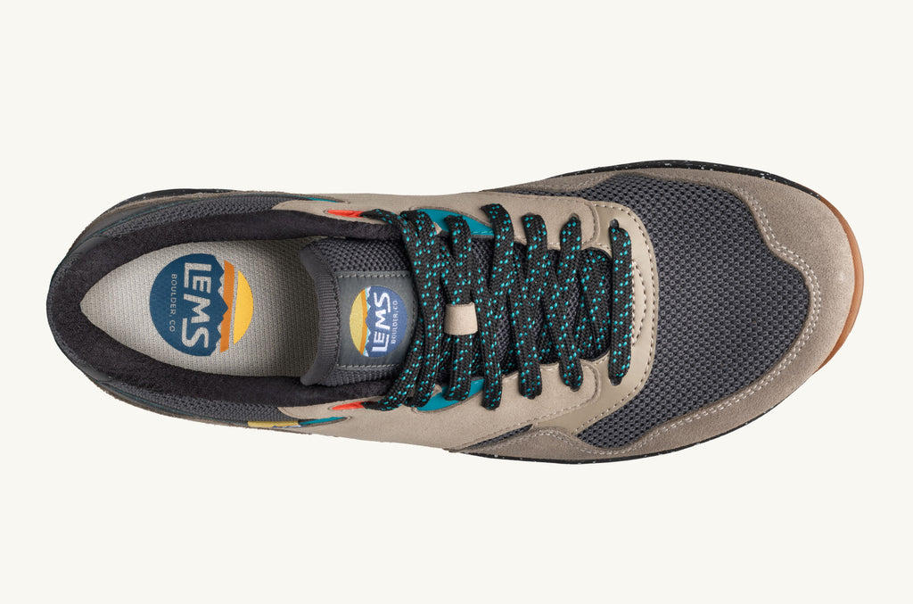 Beige Grey Men's Lems Sneakers Trailhead | JWJ9024ST