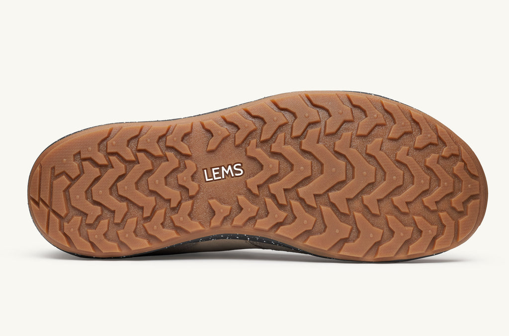 Beige Grey Men's Lems Sneakers Trailhead | JWJ9024ST