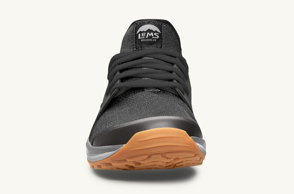 Black Dark Grey Men's Lems Sneakers Mesa | FCW1242OB