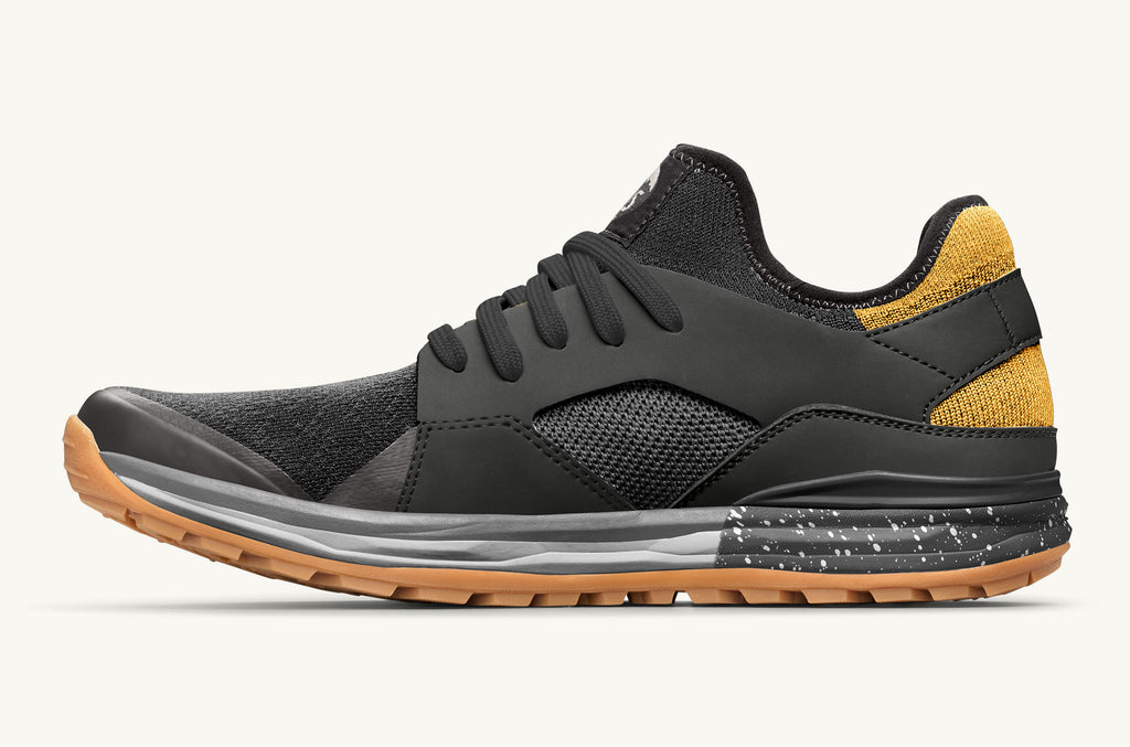 Black Dark Grey Men's Lems Sneakers Mesa | FCW1242OB