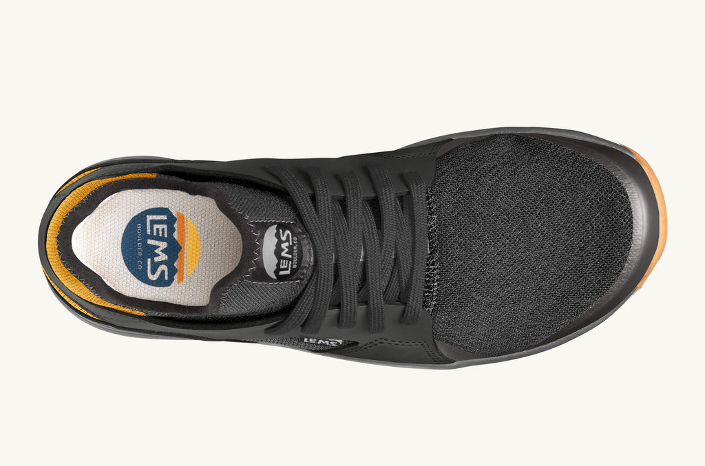 Black Dark Grey Men's Lems Sneakers Mesa | FCW1242OB