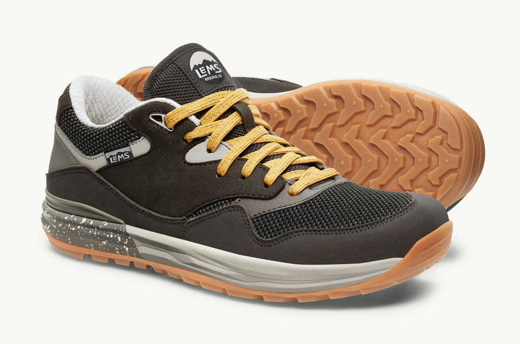 Black Grey Men's Lems Sneakers Trailhead | KCS1634GB