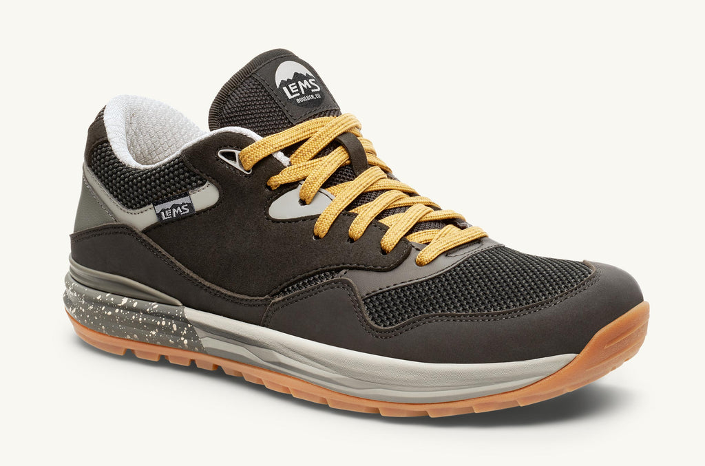 Black Grey Men's Lems Sneakers Trailhead | KCS1634GB