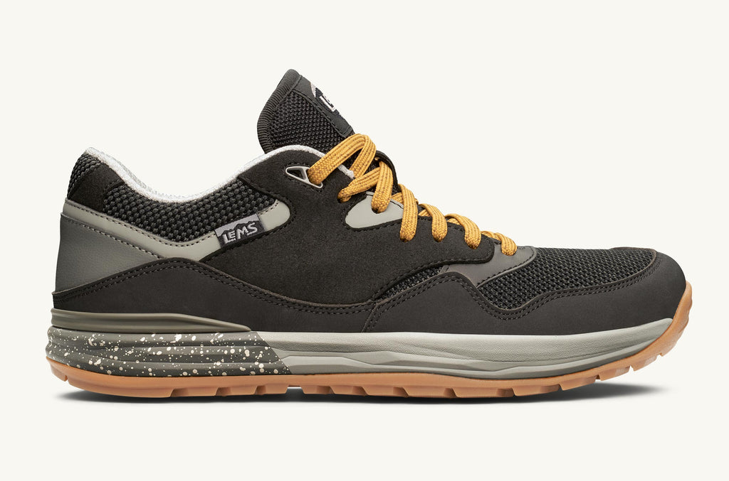 Black Grey Men's Lems Sneakers Trailhead | KCS1634GB