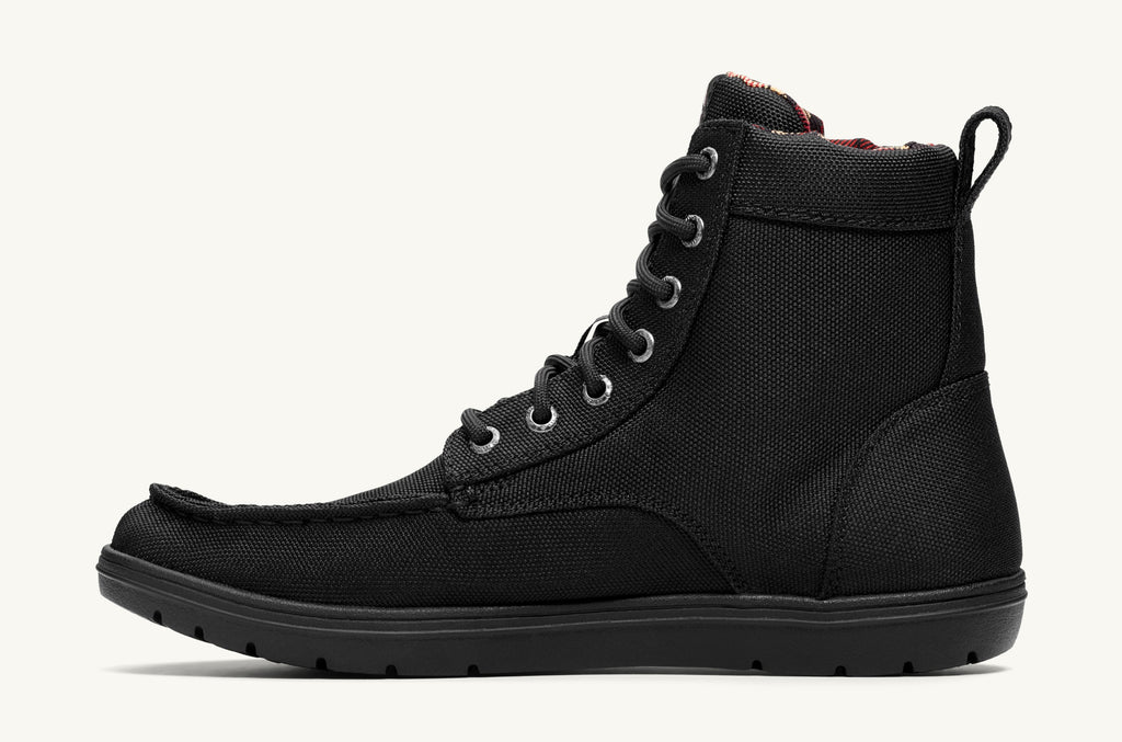 Black Men's Lems Nylon Boots Boulder | VOF1328FK