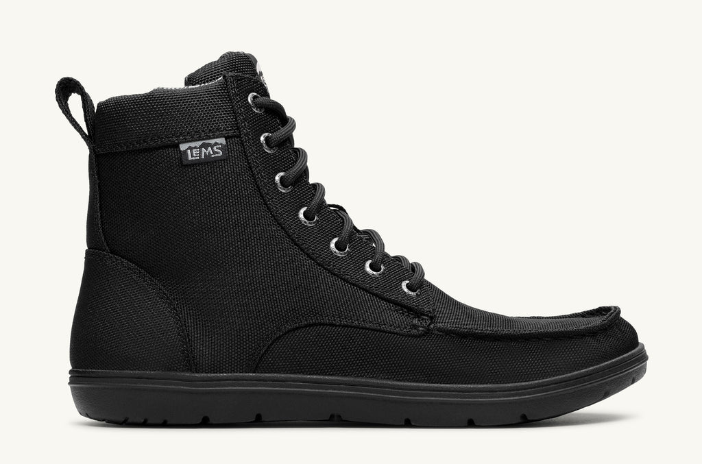 Black Men's Lems Nylon Boots Boulder | VOF1328FK
