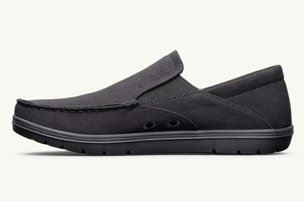 Black Men's Lems Slip On Shoes Drifter | XAH5121IV