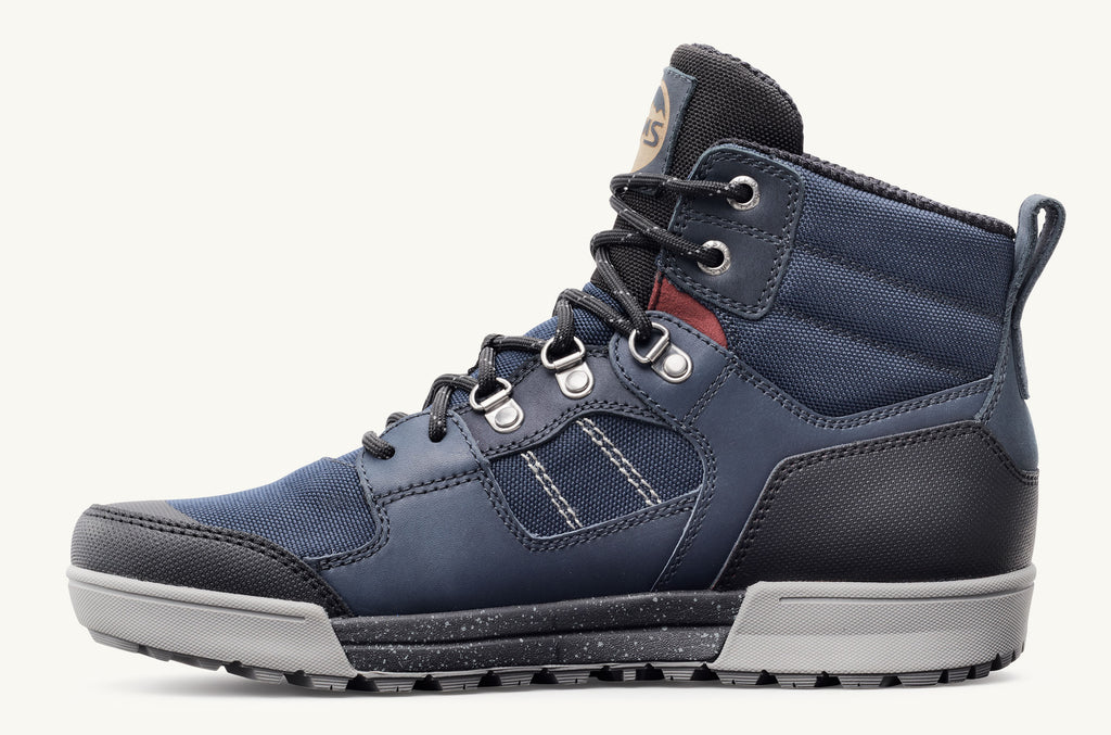 Blue Grey Men's Lems Boots Waterproof Outlander | YFG3652ZN