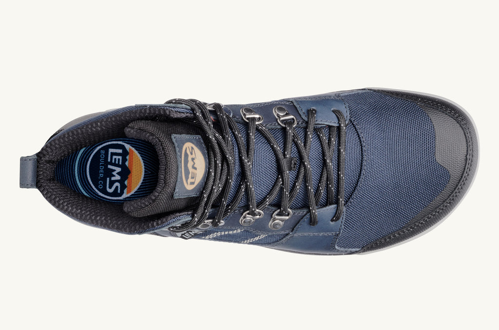 Blue Grey Men's Lems Boots Waterproof Outlander | YFG3652ZN
