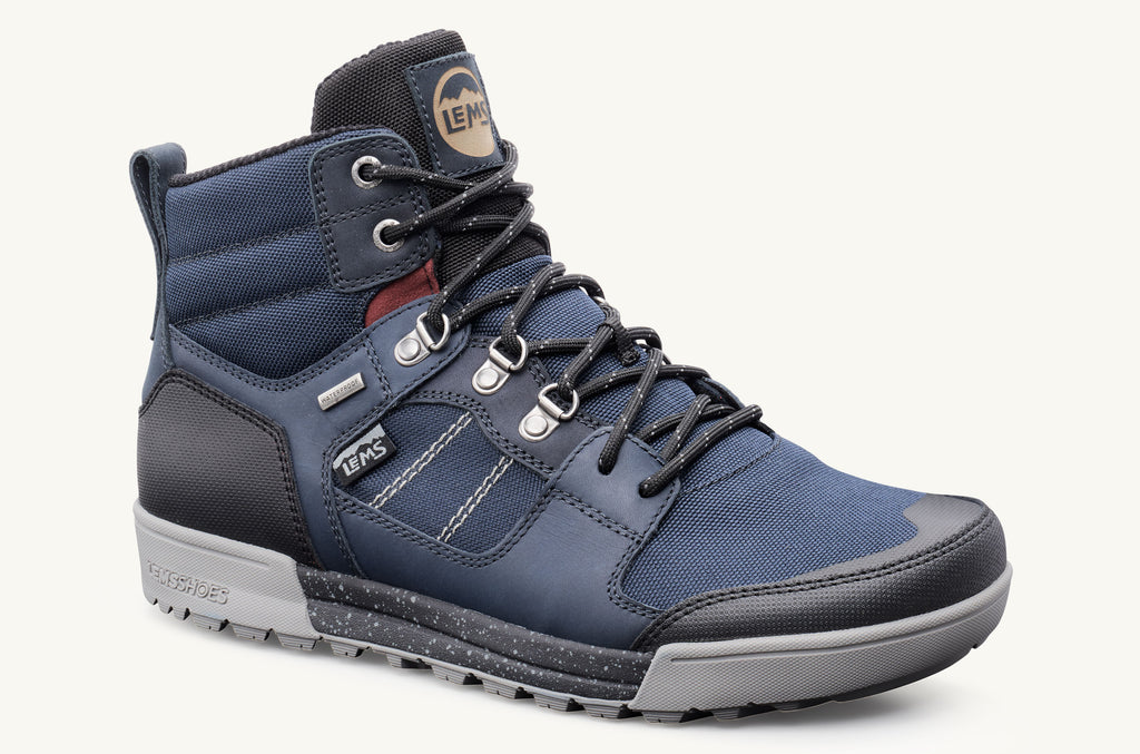 Blue Grey Women's Lems Boots Waterproof Outlander | HBJ2253NE