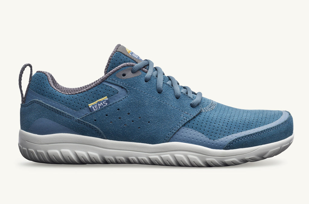 Blue Men's Lems Suede Sneakers Primal Zen | OMI5430LW