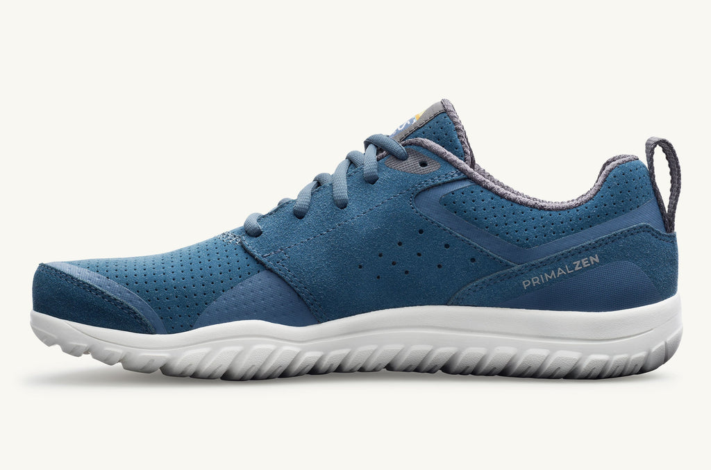 Blue Men's Lems Suede Sneakers Primal Zen | OMI5430LW