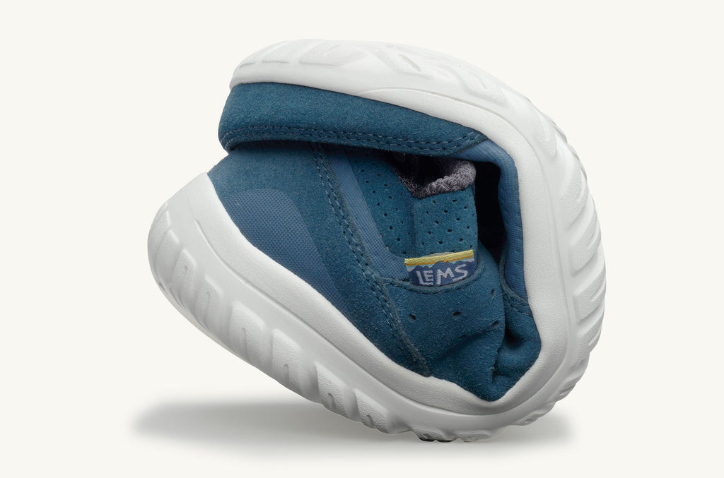 Blue Men's Lems Suede Sneakers Primal Zen | OMI5430LW