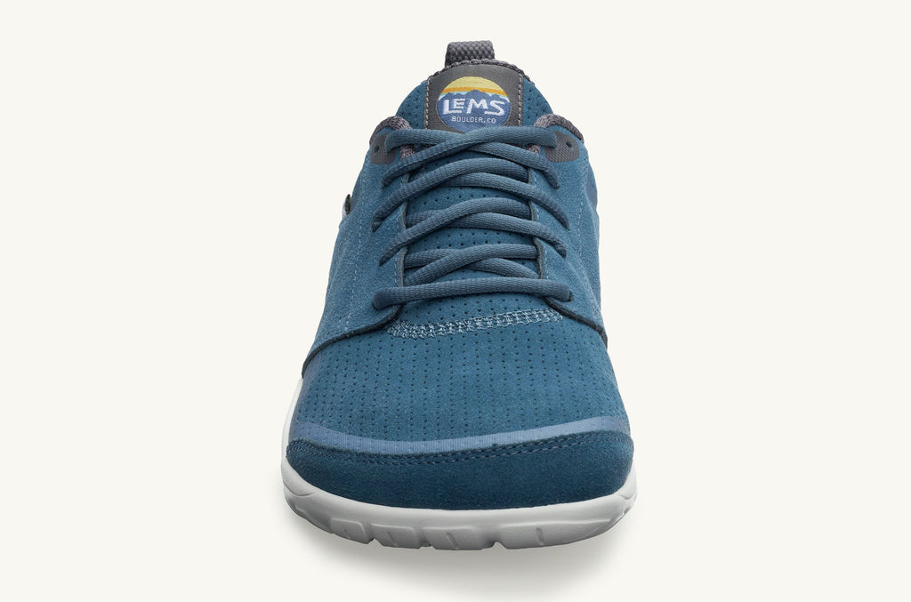 Blue Men's Lems Suede Sneakers Primal Zen | OMI5430LW