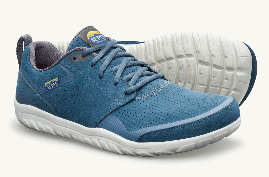 Blue Men\'s Lems Suede Sneakers Primal Zen | OMI5430LW