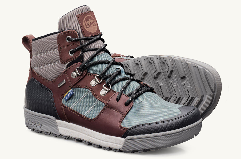 Blue Red Black Men\'s Lems Boots Waterproof Outlander | GKI7413BW