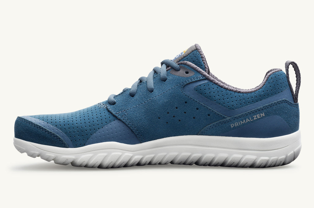 Blue Women's Lems Suede Sneakers Primal Zen | TJW2379XY