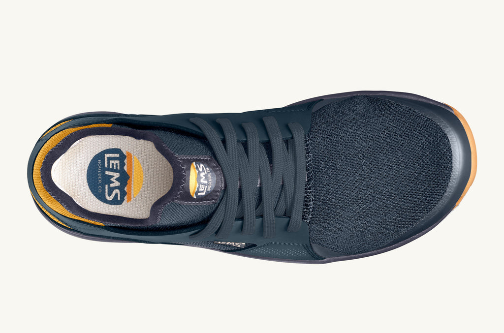 Blue Yellow Men's Lems Sneakers Mesa | KQM738BZ