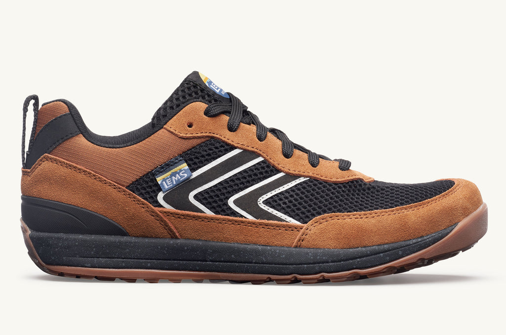 Brown Black Men's Lems Sneakers Primal Pursuit | WJI3638PR