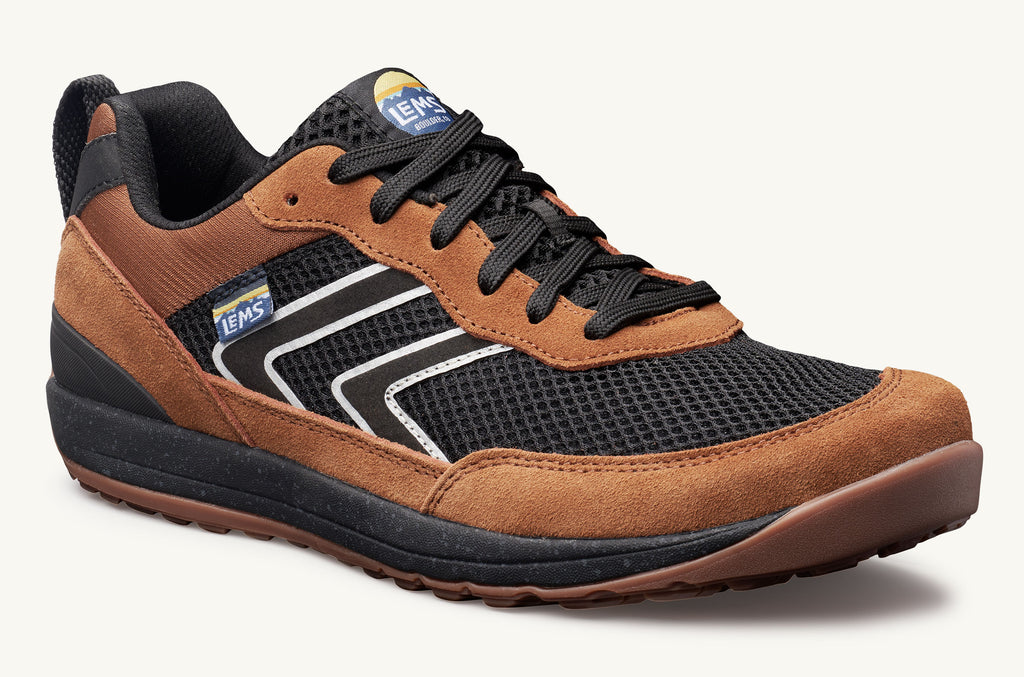 Brown Black Men's Lems Sneakers Primal Pursuit | WJI3638PR