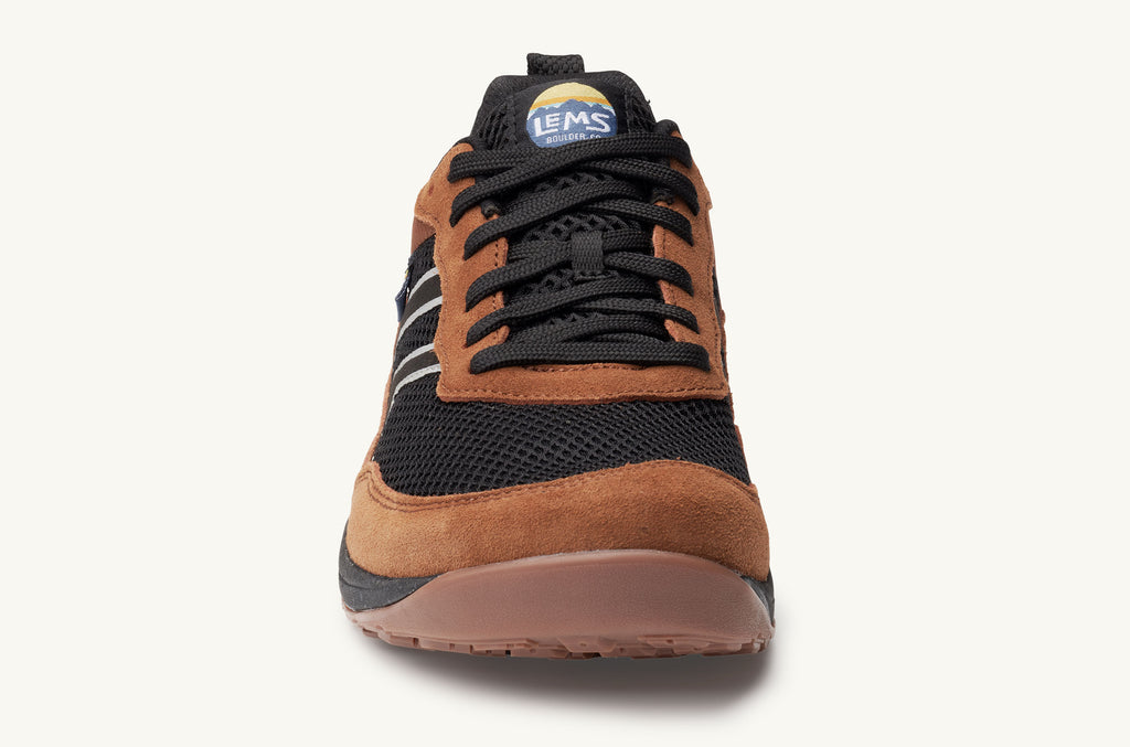 Brown Black Men's Lems Sneakers Primal Pursuit | WJI3638PR