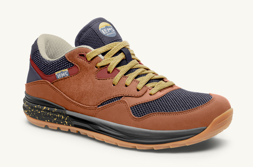 Brown Blue Women's Lems Sneakers Trailhead | LLB6754MQ