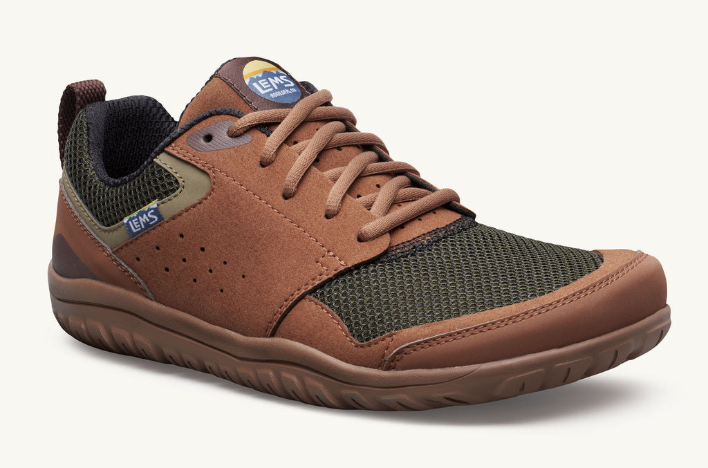 Brown Green Men's Lems Sneakers Primal Zen | IND4572QA