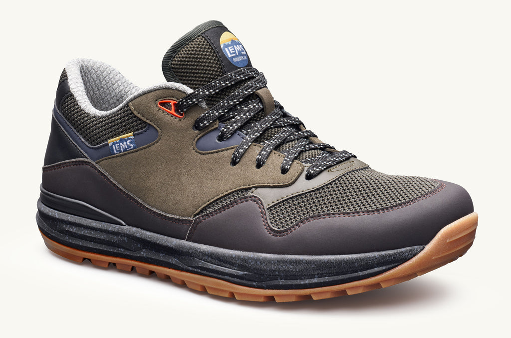 Brown Green Men's Lems Sneakers Trailhead | DNV6159SA