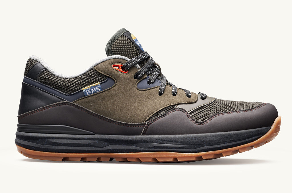 Brown Green Men's Lems Sneakers Trailhead | DNV6159SA