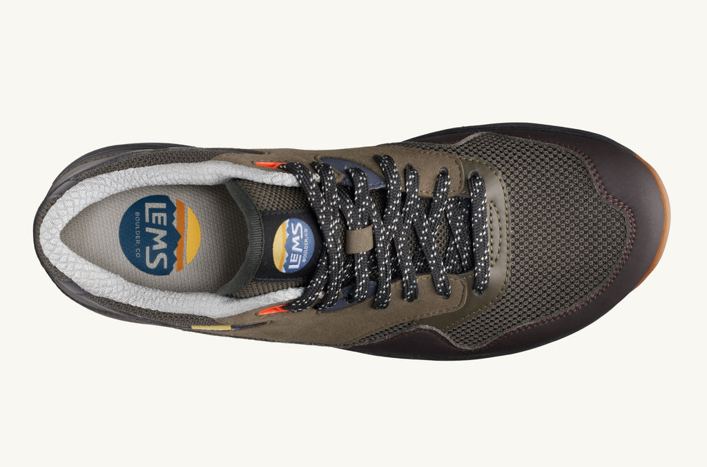 Brown Green Men's Lems Sneakers Trailhead | DNV6159SA