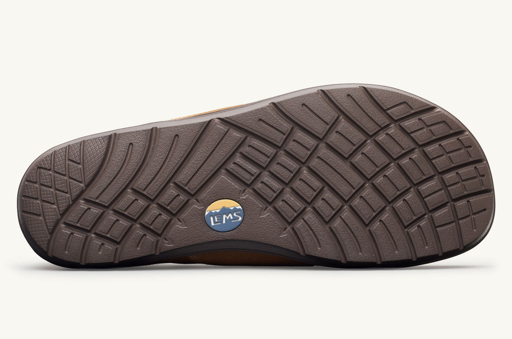 Brown Men's Lems Fur Slip On Shoes Drifter | UCT2713HW