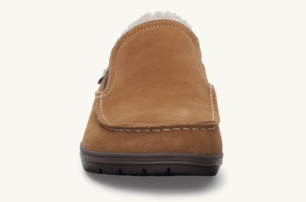 Brown Men's Lems Fur Slip On Shoes Drifter | UCT2713HW