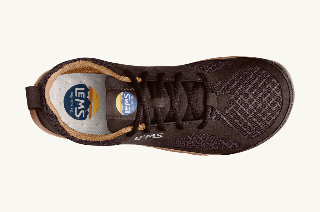 Brown Men's Lems Sneakers Primal 2 | SQC7838DK