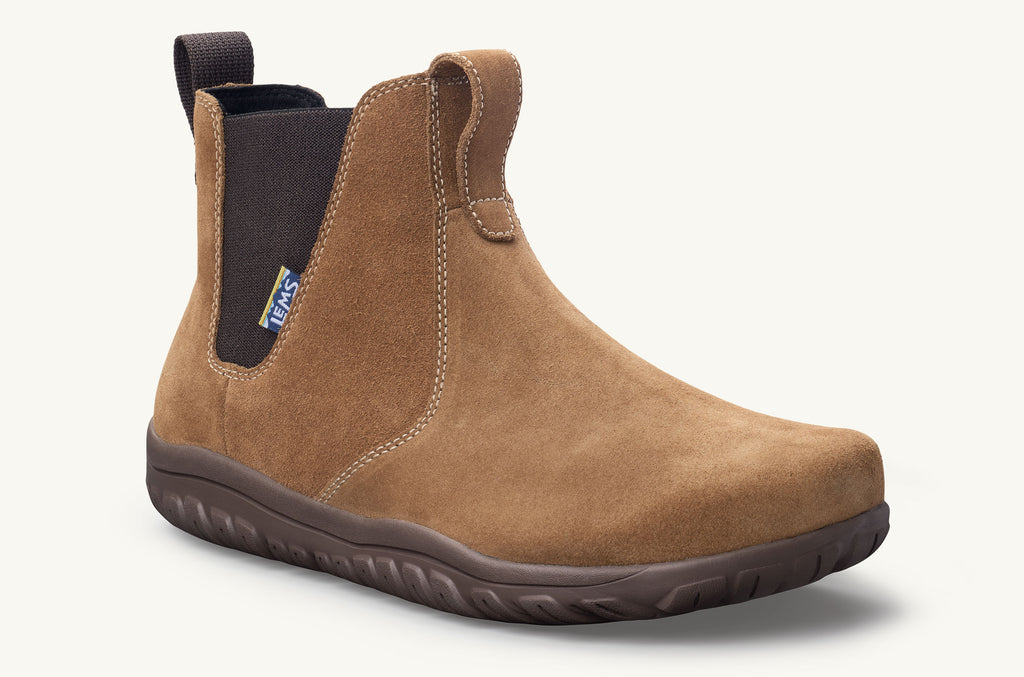 Brown Women's Lems Boots Chelsea | JLY380OY
