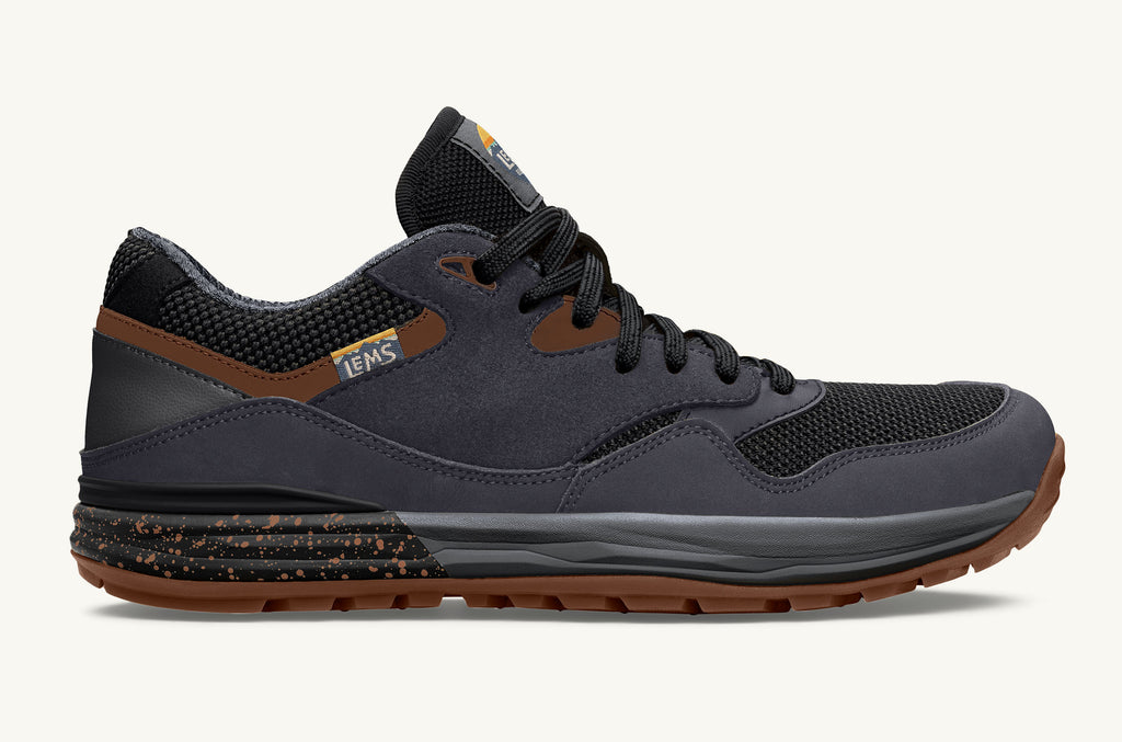 Dark Blue Black Men's Lems Sneakers Trailhead | MJK1015YP