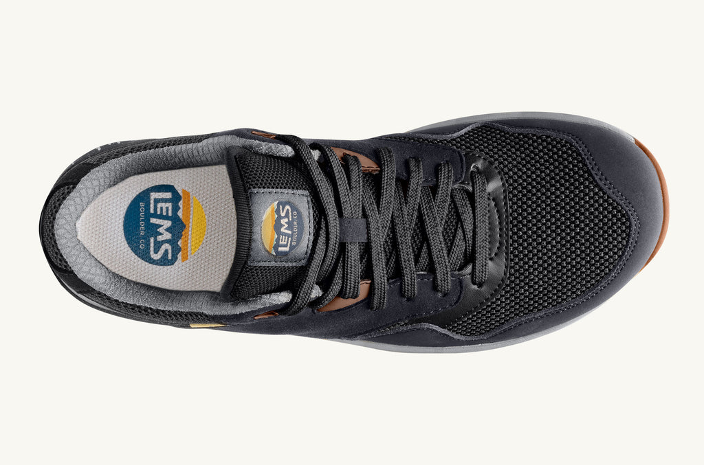 Dark Blue Black Men's Lems Sneakers Trailhead | MJK1015YP