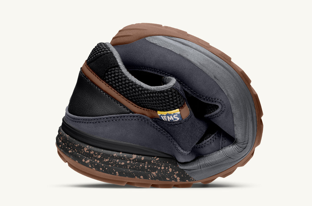 Dark Blue Black Men's Lems Sneakers Trailhead | MJK1015YP