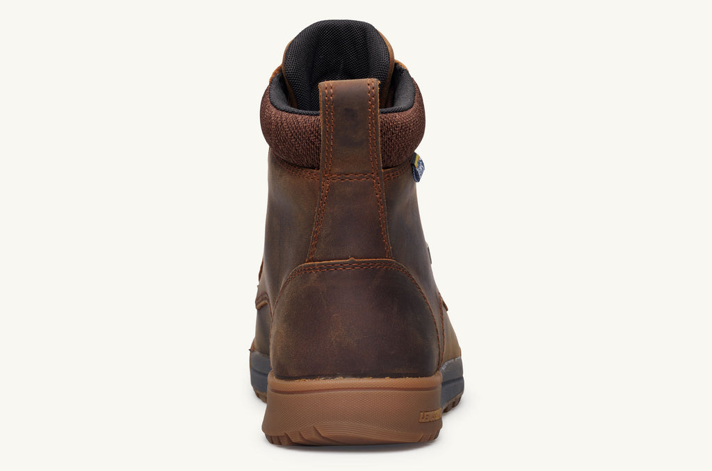 Dark Brown Men's Lems Boots Waterproof Boulder Summit | WUH630XY