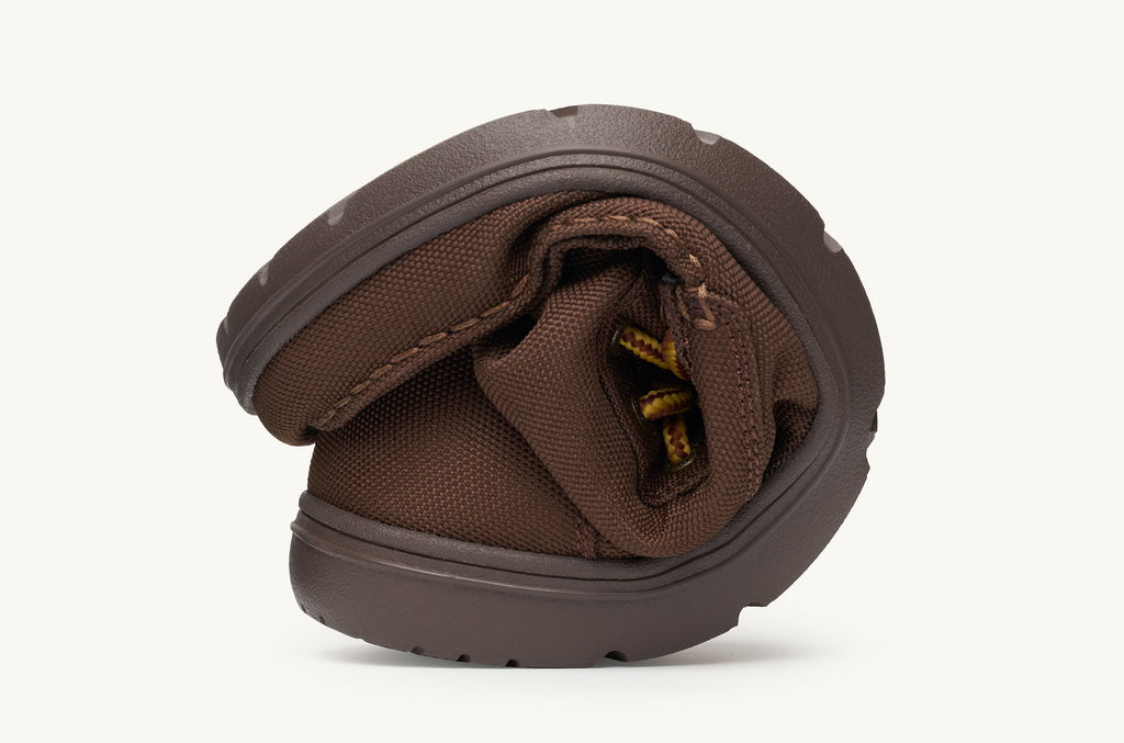 Dark Brown Men's Lems Nylon Boots Boulder | GVI548PS