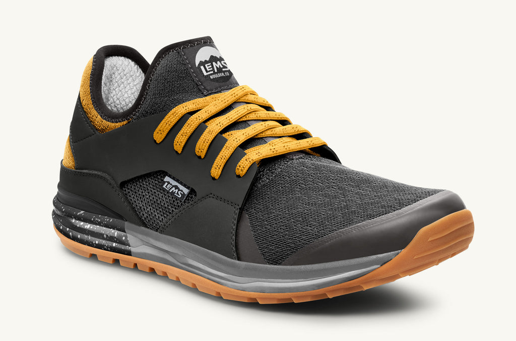 Dark Grey Black Women's Lems Sneakers Mesa | UCP9967ED
