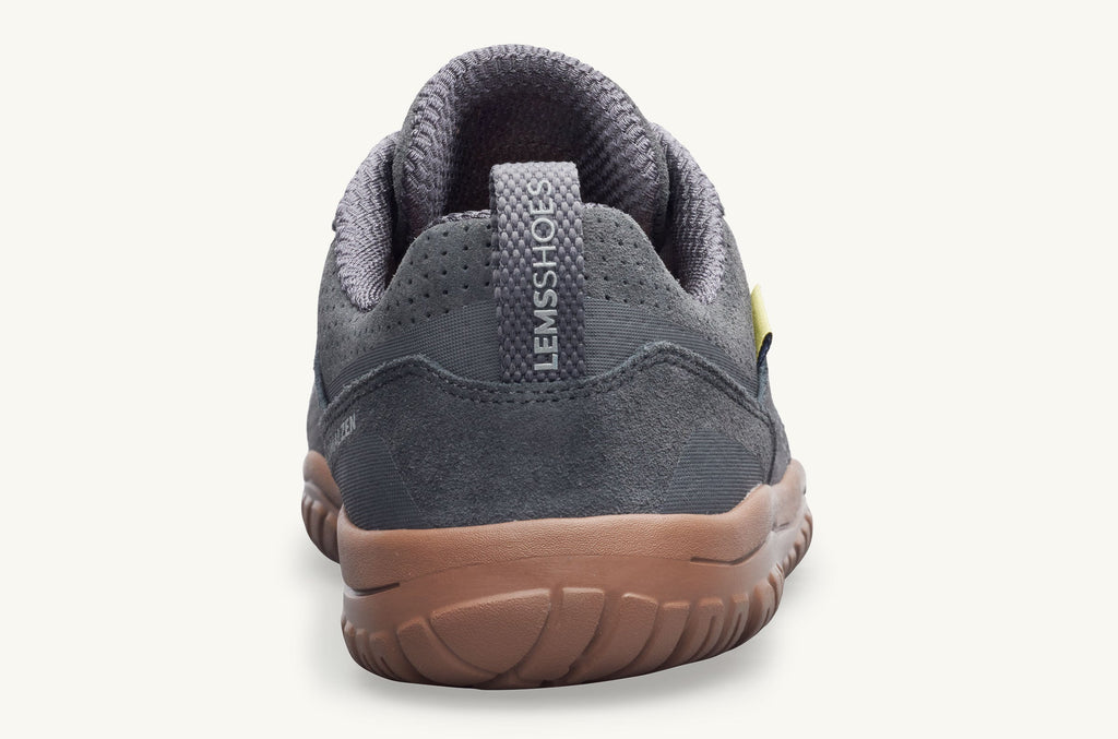 Deep Grey Men's Lems Suede Sneakers Primal Zen | VRY3598KV