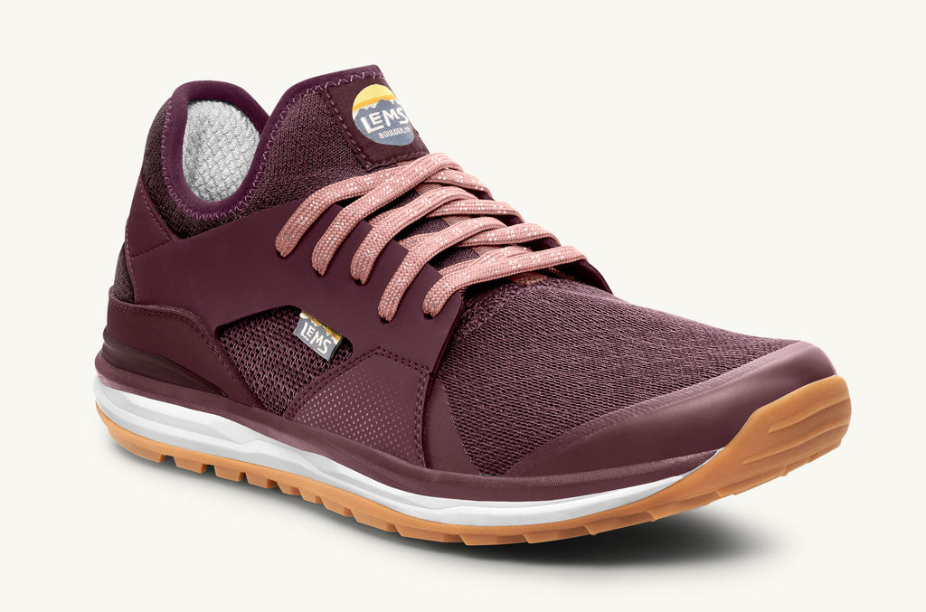 Deep Red Women's Lems Sneakers Mesa | JJQ1374JX