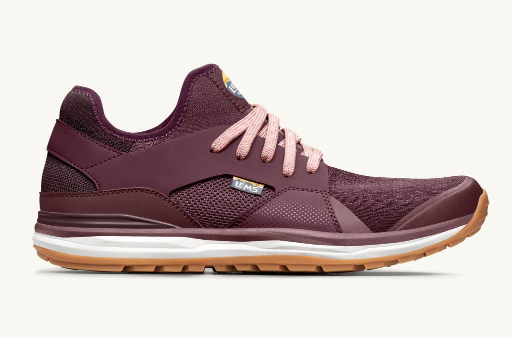 Deep Red Women's Lems Sneakers Mesa | JJQ1374JX