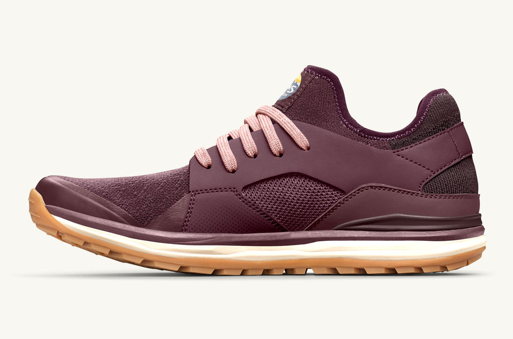 Deep Red Women's Lems Sneakers Mesa | JJQ1374JX