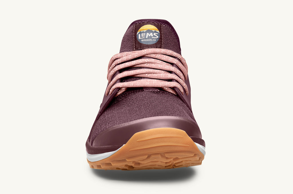 Deep Red Women's Lems Sneakers Mesa | JJQ1374JX