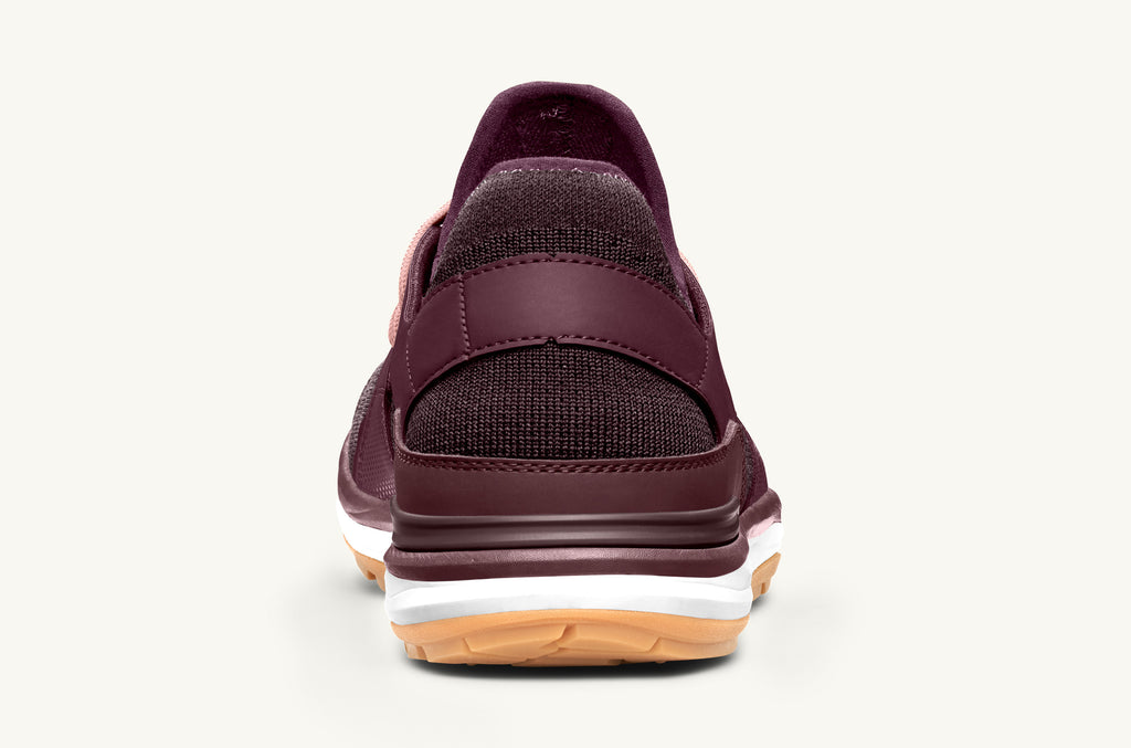 Deep Red Women's Lems Sneakers Mesa | JJQ1374JX
