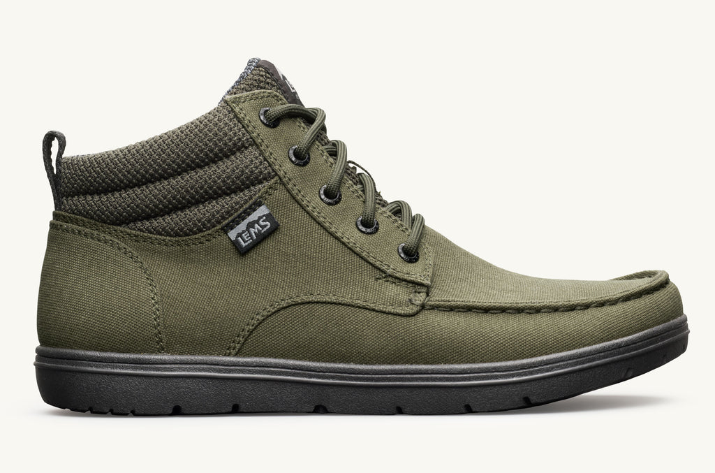 Green Men's Lems Vegan Boots Boulder | WEK3963PN
