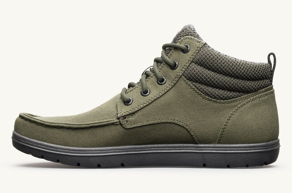 Green Men's Lems Vegan Boots Boulder | WEK3963PN