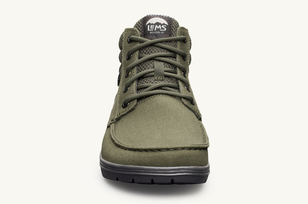 Green Men's Lems Vegan Boots Boulder | WEK3963PN